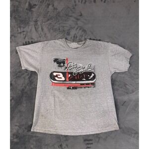 Vintage Dale Earnhardt NASCAR The Intimidator Double Sided Graphic Tee Men's L